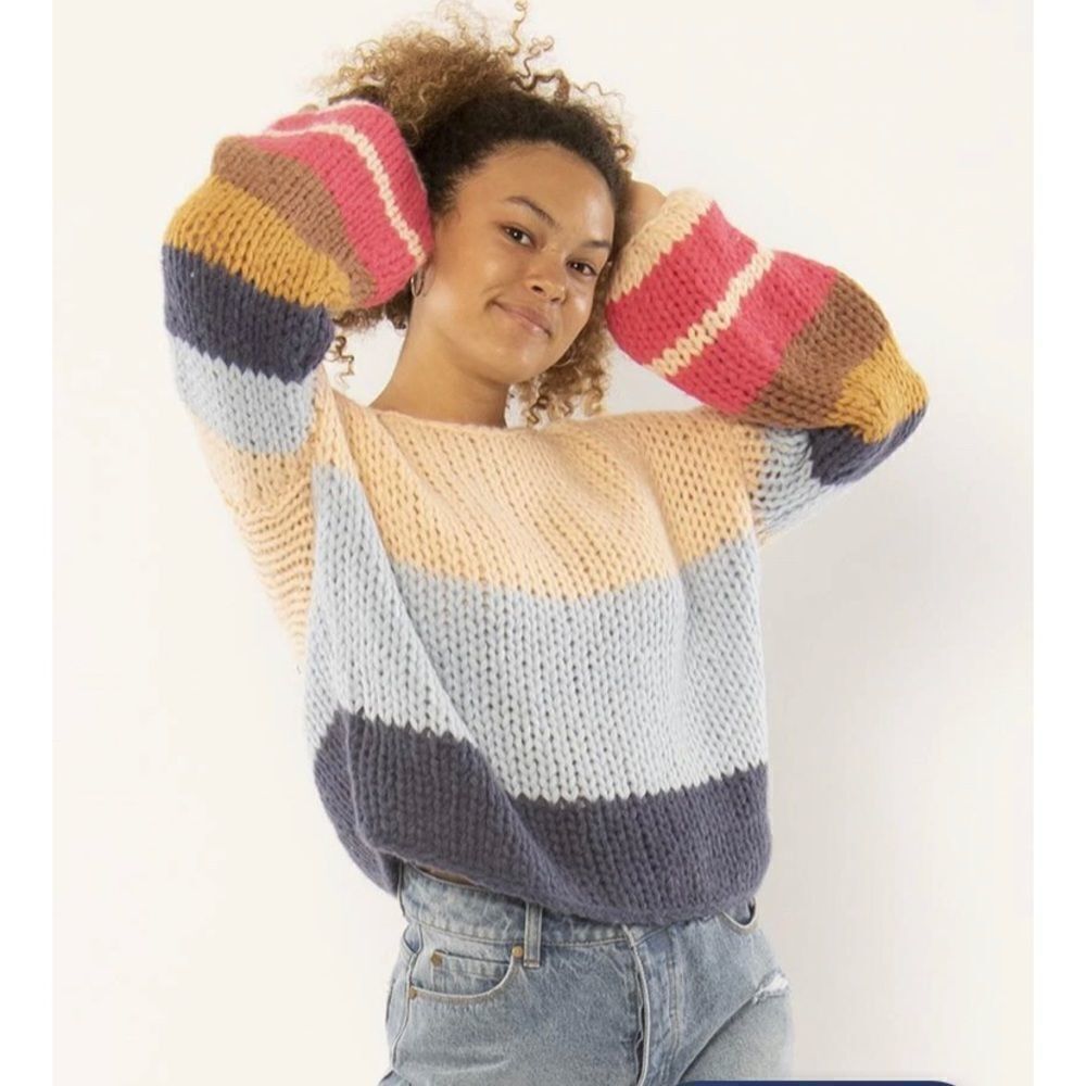 SisstRevolution Womens Chunky Aloha Always Knit Sweater C31